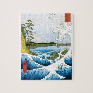 Zee bij Satta in de provincie Suruga door Ando Hir Legpuzzel