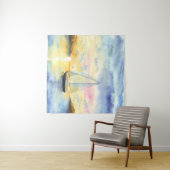 Zee bij zonsondergang wandkleed (In Situ (horizontaal))