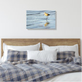 Zee Bird 3 Canvas Afdruk (Insitu (Slaapkamer))