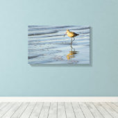 Zee Bird 3 Canvas Afdruk (Insitu (Houten vloer))