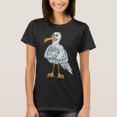 Zee Bird Angry Seagull T-shirt (Voorkant)