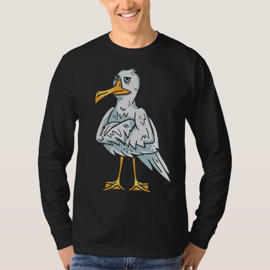 Zee Bird Angry Seagull T-shirt (Voorkant)
