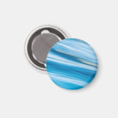 Zee blauw Abstract Magneet (Voorkant / Achterkant)
