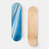 Zee blauw Abstract Persoonlijk Skateboard (Voorkant)