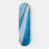 Zee blauw Abstract Persoonlijk Skateboard (Voorkant)