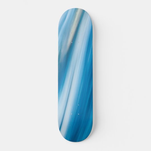Zee blauw Abstract Persoonlijk Skateboard (Voorkant)