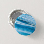 Zee blauw Abstract Ronde Button 3,2 Cm (Voorkant /achterkant)