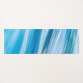 Zee blauw Abstract Yogamat (Achterkant (horizontaal))