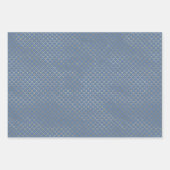 Zee Blauw en Goud Zeepaardje Trident Zeemeermin Sc Inpakpapier Vel (Voorkant)