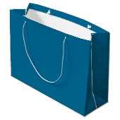 Zee Blauw - Grote Gift Bag Large Cadeautasje (Achterkant Gekanteld)