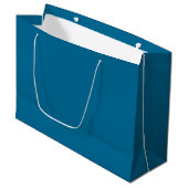 Zee Blauw - Grote Gift Bag Large Cadeautasje (Voorkant Gekanteld)
