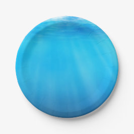 Zee blauw papier Bord