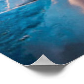 Zee blauw poster (Hoek)