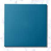 Zee Blauw Solid Color Tegeltje