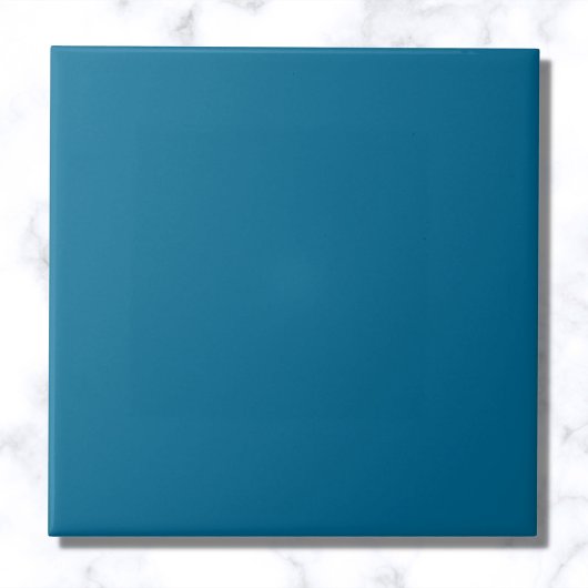 Zee Blauw Solid Color Tegeltje