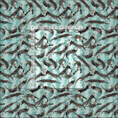 zee blauw stof (Delen)