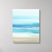 Zee Blauw Strandgolven Kust Canvas Afdruk (Voorkant)