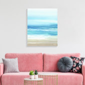 Zee Blauw Strandgolven Kust Canvas Afdruk (Insitu (Woonkamer))