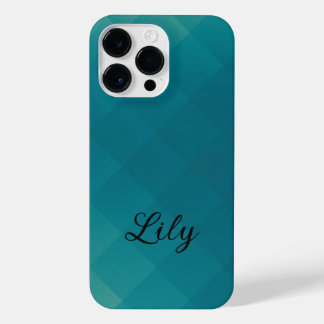 Zee blauw Telefoonhoesje iPhone 14 Pro Max Hoesje