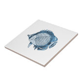 Zee blauw van de kustkust van de zee tegeltje (Zijkant)