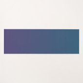 Zee blauw verloop Kleur Yogamat (Voorkant (horizontaal))