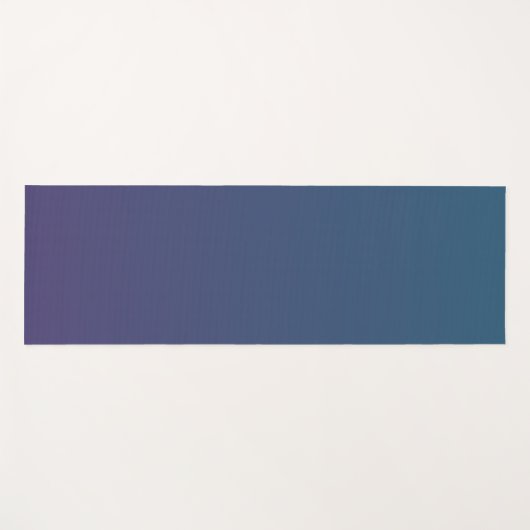 Zee blauw verloop Kleur Yogamat (Voorkant (horizontaal))