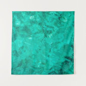 Zee blauwe golflengte vloeibare achtergrond wandkleed (Voorkant (horizontaal))