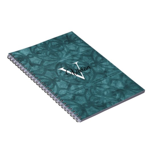 Zee Blauwe Waterverf Notitieboek (Rechterzijde)