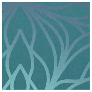 Zee bloem mandala stof