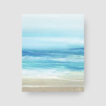 Zee Blue Beach Waves Kustgolf Canvas Afdruk<br><div class="desc">Voeg een serene zeebodem aan je muren toe met dit kustgewikkelde canvas abstracte kunst met zee blauwe waterverf oceaangolven en beige strandzand. Voor het coördineren van zelfdeuropbrengsten,  mijn collectie "Waterverf oceaangolven aan de kust". Art door KL Stock</div>