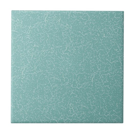 Zee Blue Crackle Glaze Solid Color Tegel Tegeltje (Voorkant)