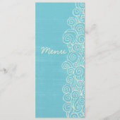 Zee blue & crèmediner menu (Voorkant)