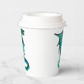 Zee Blue Dragon Papieren Bekers (Rechts)