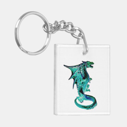 Zee Blue Dragon Sleutelhanger (Voorkant Links)