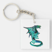 Zee Blue Dragon Sleutelhanger (Voorkant)