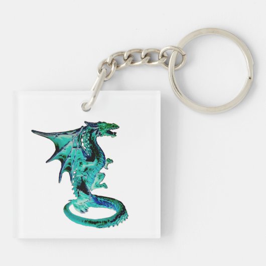 Zee Blue Dragon Sleutelhanger (Achterkant)