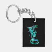 Zee Blue Dragon Sleutelhanger (Voorkant Links)