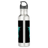 Zee Blue Dragon Waterfles Waterfles (Achterkant)