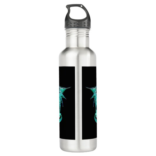 Zee Blue Dragon Waterfles Waterfles (Achterkant)