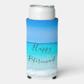 Zee Blue Momento Modern Seltzer Blikjeskoeler (Seltzer Voorkant)