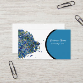 Zee Blue Seed Bead Pile Custom Visitekaartje
