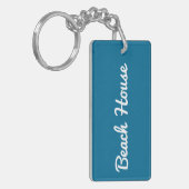 Zee Blue Vacation Rental AcrylSleutelhanger Sleutelhanger (Voorkant Links)