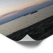 Zee Boats Waarde Poster Papier (Hoek)