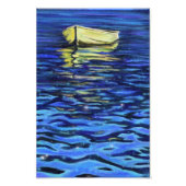 Zee Boot foto afdrukken (Voorkant)