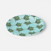 Zee Borden voor schildpapier Papieren Bordje (Gekanteld)