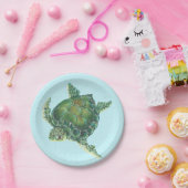 Zee Borden voor schildpapier Papieren Bordje (Feest)