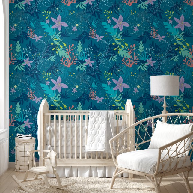 Zee Botanisch Behang (Kinderen)