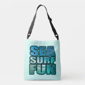 zee, branding, plezier crossbody tas (Achterkant)