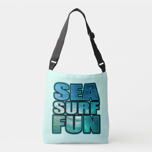 zee, branding, plezier crossbody tas (Voorkant)