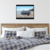 "Zee Breez" Canvas Afdruk (Insitu (Slaapkamer))